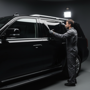 Tintado de lunas coche grande