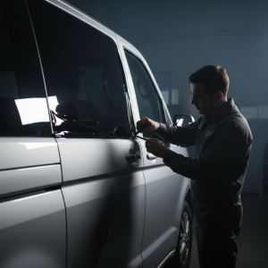 Tintado de lunas furgoneta